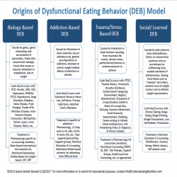 Handout from Eating Disorders Boot Camp: Origins of Dysfunctional Eating Behaviors